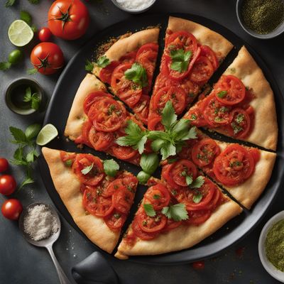 Cuban-style Tomato and Onion Flatbread