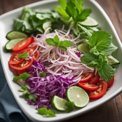 Cypriot-style Banana Blossom Salad