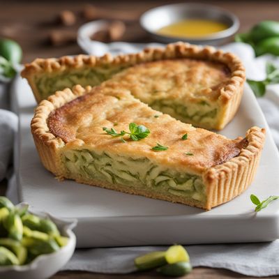 Czech-style Zucchini Pie