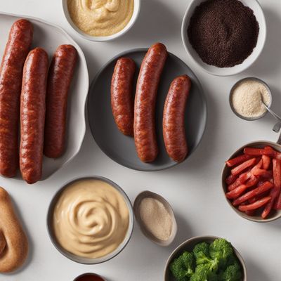 Danish-style Red Sausage with Creamy Mustard Sauce