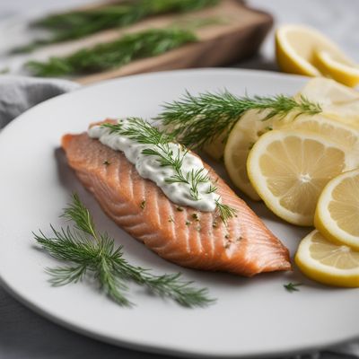 Danish-style Smoked Fish with Creamy Dill Sauce