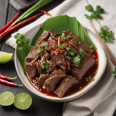 De Tai Chanh (Lemongrass Beef)