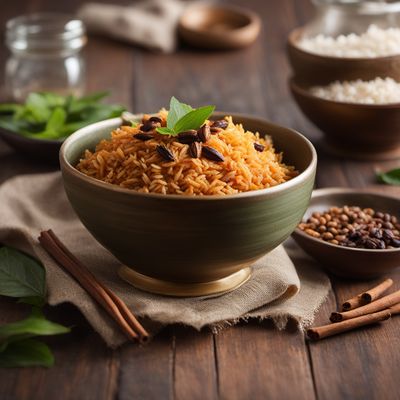 Dhonkeyo Kajuru - Sri Lankan Spiced Coconut Rice