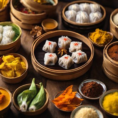 Caribbean-inspired Dim Sum