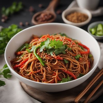 Ding Bian Cuo - Spicy Stir-Fried Noodles