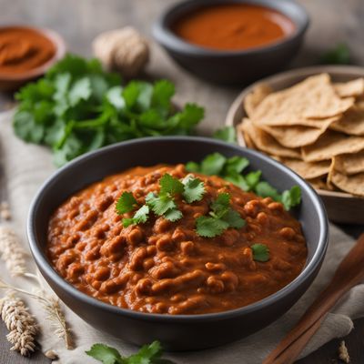 Djenkoume with Spicy Peanut Sauce