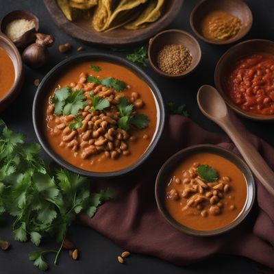 Dounguouri Soko with Peanut Sauce