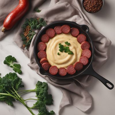 Dutch Stamppot with Smoked Sausage