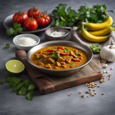 East Indian Style Spiced Banana Curry