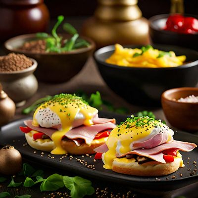 Chinese-style Eggs Benedict