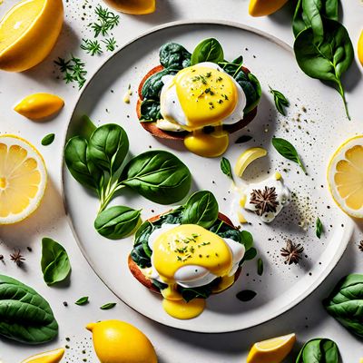 Greek-style Eggs Benedict