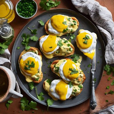 Moroccan-style Eggs Benedict