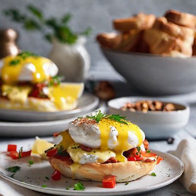 Turkish-style Eggs Benedict