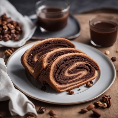 Egyptian-inspired Chocolate Hazelnut Babka