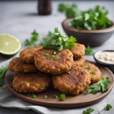 Egyptian Spiced Chickpea Fritters