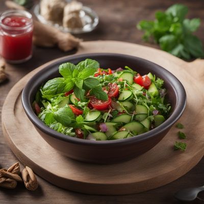 Emirati-style Käferbohnensalat