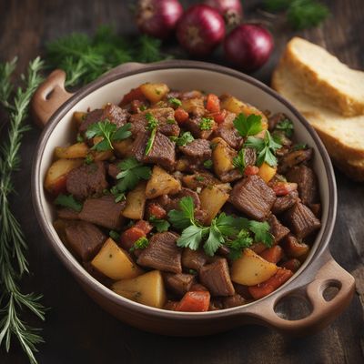 English-Style Beef and Potato Hash