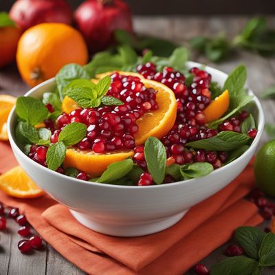 Ensalada de Naranjas y Granadas (Orange and Pomegranate Salad)