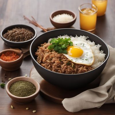 Epirotic-style Pork and Egg Rice Bowl