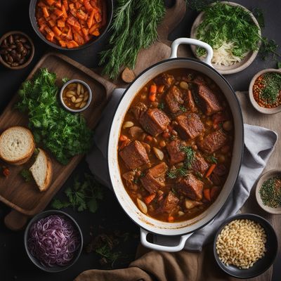 Escudella Barrejada - Traditional Catalan Meat and Vegetable Stew