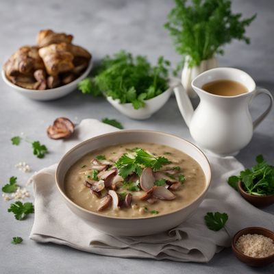 Estonian Mushroom Porridge