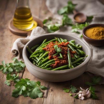 Ethiopian Spiced Green Beans (Fossolia)