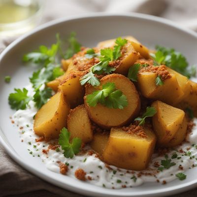 Ethiopian-style Potato with Spiced Yogurt