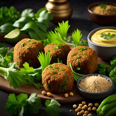 Thai-inspired Falafel