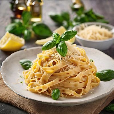 Fettuccine com Manteiga e Parmesão