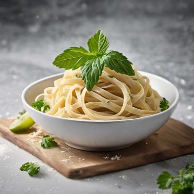 Fettuccine Burro e Parmigiano with a Molecular Twist