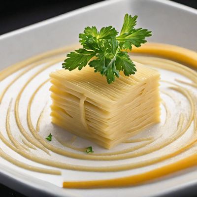 Fettuccine Burro e Parmigiano with a Molecular Twist