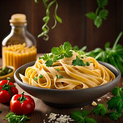 Vegan Fettuccine Burro e Parmigiano
