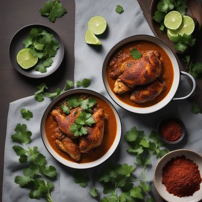 Fijian-style Spiced Chicken with Coconut Mole