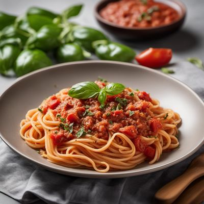 Filipino-American Style Tomato Pasta