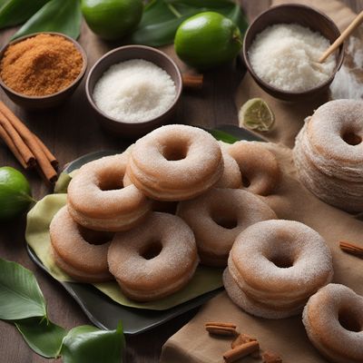 Filipino-American Sweet Rice Donuts