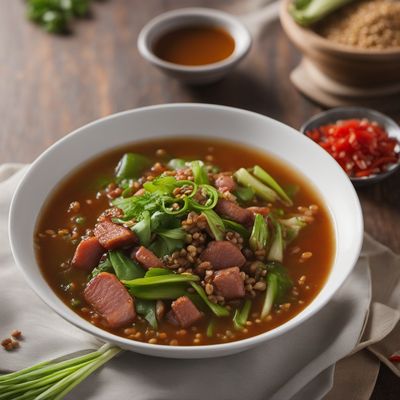 Filipino Chinese-style Lentil Soup