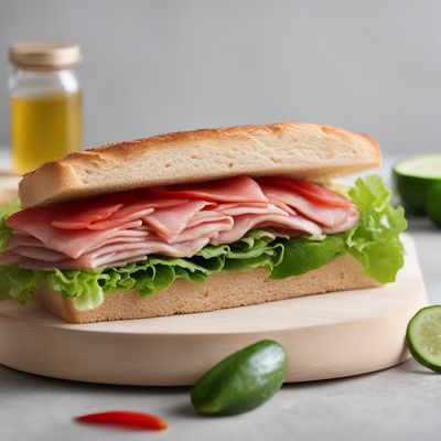 Filipino Chinese-style Mortadella Sandwich