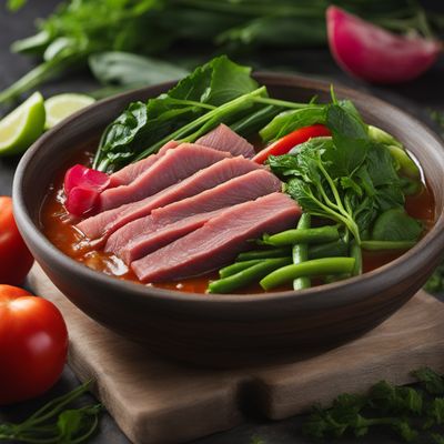 Filipino-style Tuna Sinigang