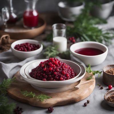 Finnish Runditt with Lingonberry Sauce