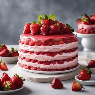 Finnish Strawberry Cake