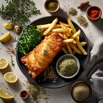 Mediterranean-style Baked Fish and Chips