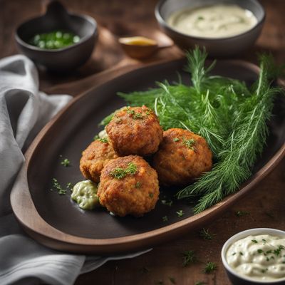 Fish Meatballs with Dill Sauce