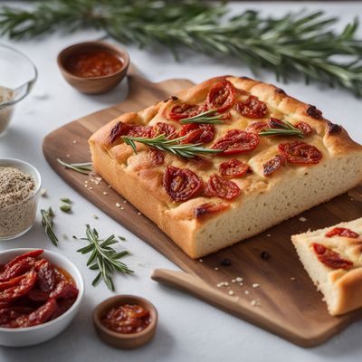 Focaccia Messinese with Sun-Dried Tomatoes and Rosemary