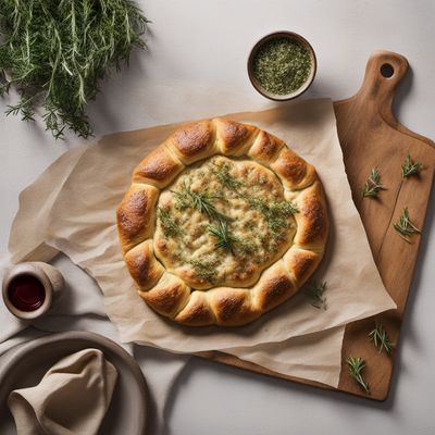 Fougasse with Herbs and Cheese