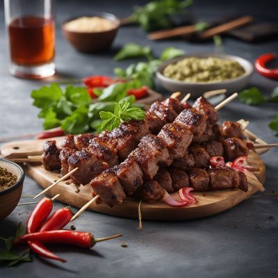 Franconian-style Grilled Meat Skewers