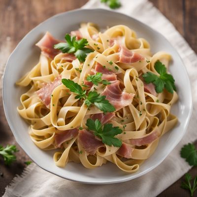 Franconian-style Prosciutto Tagliatelle