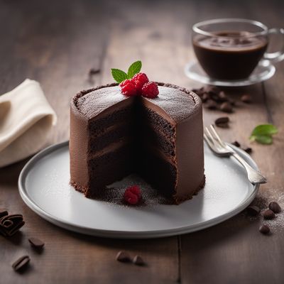 French-inspired Chocolate Fondant Cake