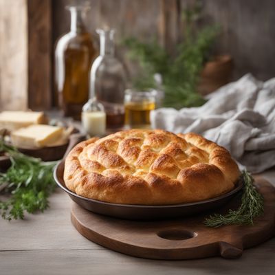 Gadazelili Khveli - Georgian Cheese Bread