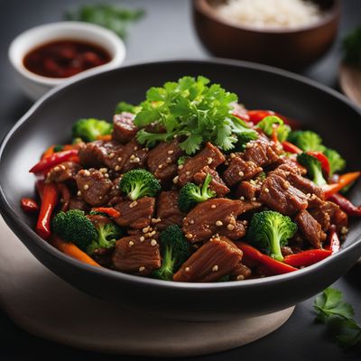 Gence Ruan - Chinese-inspired Spicy Beef Stir-Fry