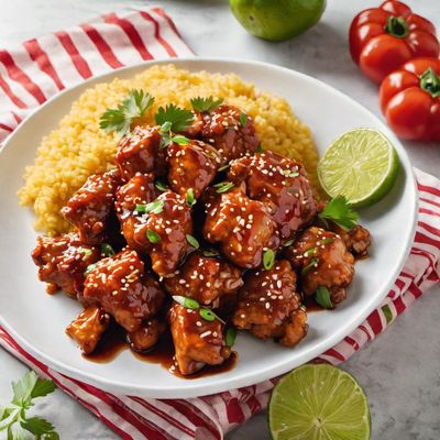 General Tso's Chicken - Cuban Style